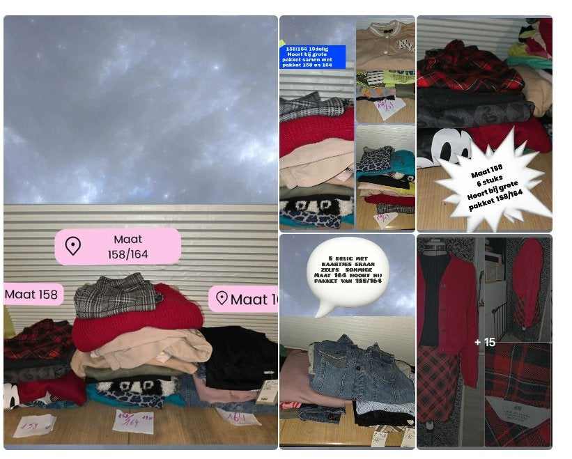 kleding pakket meisjes maat 158-158/164-164, Kinderen en Baby's, Meisje, Ophalen of Verzenden, Merk-niet merk, Overige typen