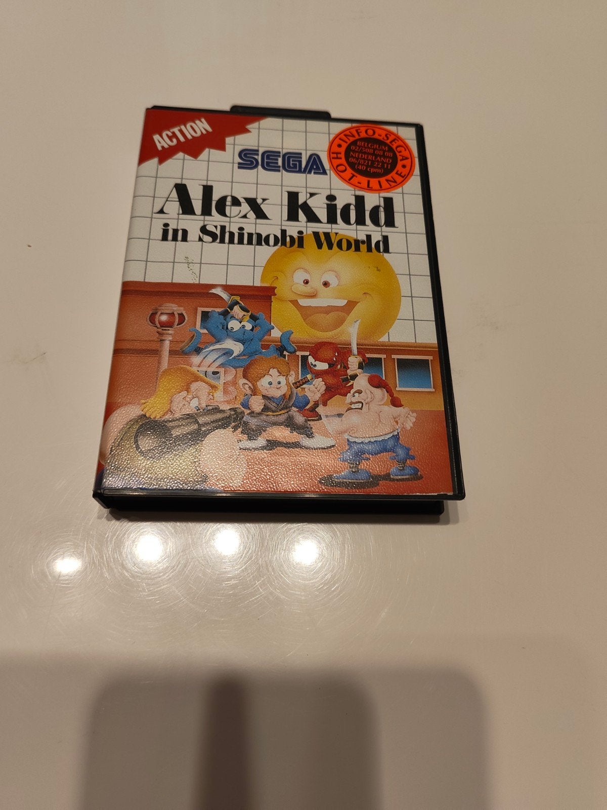 Alex Kidd in Shinobi World (Sega Master System) compleet, Ophalen of Verzenden, Gebruikt, Master System