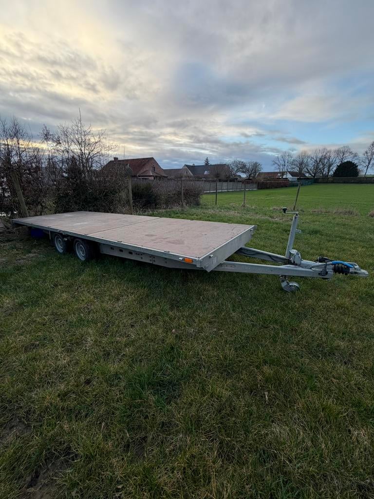 Aanhangwagen Eduard 2,7ton 6Mx2M, Auto diversen, Aanhangers en Bagagewagens, Ophalen, Gebruikt