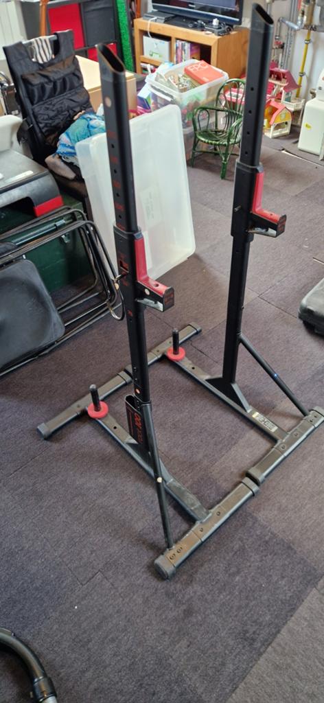 “Chandelles squat réglables / supports barre, Enlèvement, Utilisé, Bras, Autres types