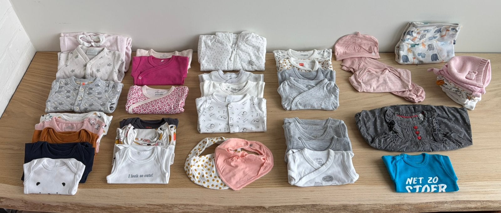 Kledingbundel maat 50, 50/56, Kinderen en Baby's, Babykleding | Maat 50, Zo goed als nieuw, Meisje, Ophalen