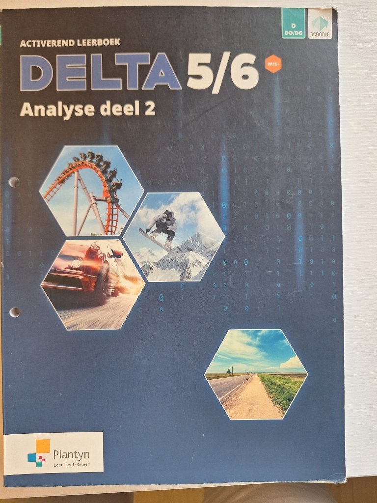 Delta 3e graad analyse leerboek deel 2, Boeken, Ophalen, Zo goed als nieuw