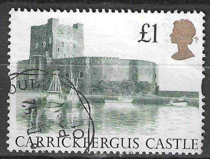 Grande-Bretagne 1992 - Yvert 1615 - Châteaux brianniqu (ST), Envoi, Affranchi