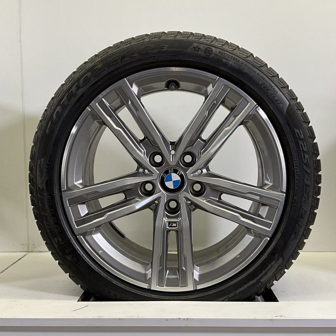 BMW 1 SERIE F40 F41 2 SERIE F44 F45 F46 SET VELGEN + WINTERB, Auto-onderdelen, Gebruikt, -, -, Banden en Velgen