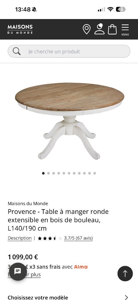 Salle à mangé, Enlèvement, Utilisé, 4 à 6 chaises