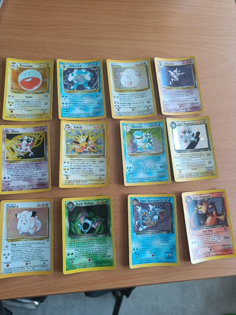 Anciennes cartes Pokémon, Enlèvement, Utilisé, Cartes en vrac