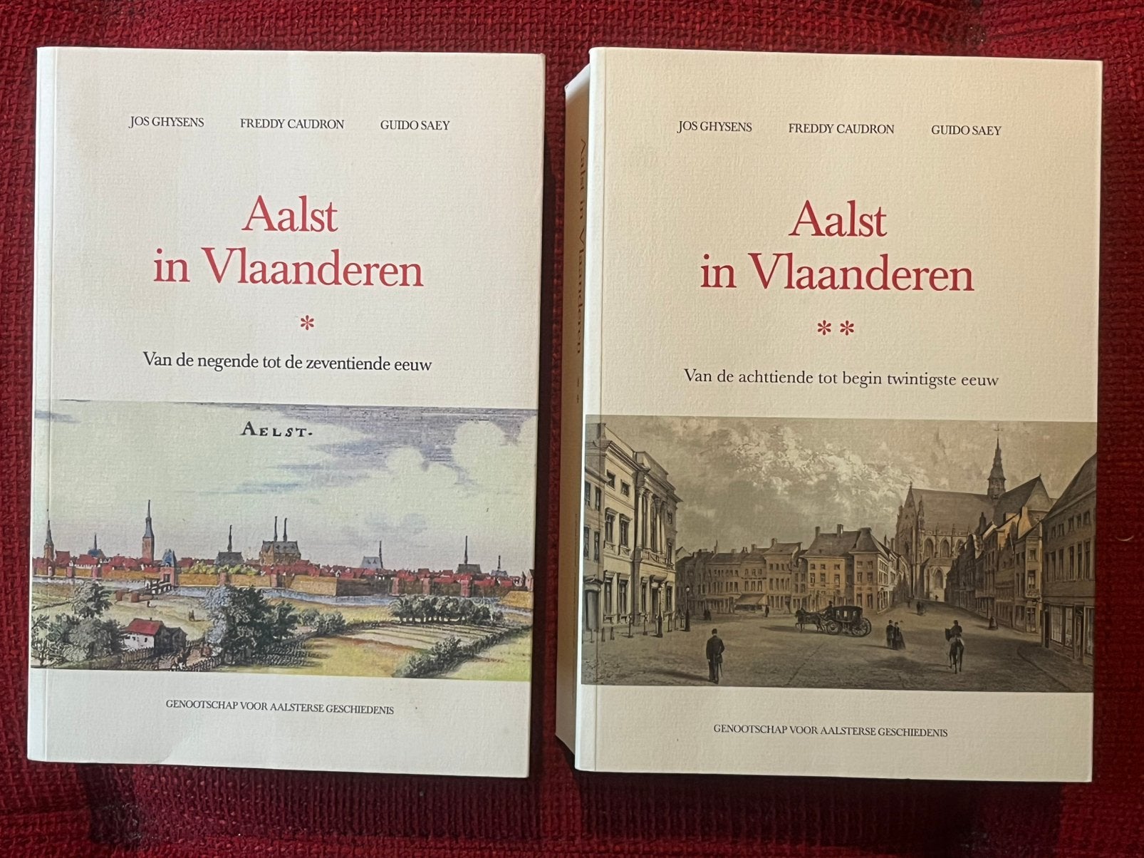Boek Aalst in Vlaanderen deel 1 & 2 - Jos Ghysens ZELDZAAM, Boeken, Ophalen of Verzenden, Zo goed als nieuw