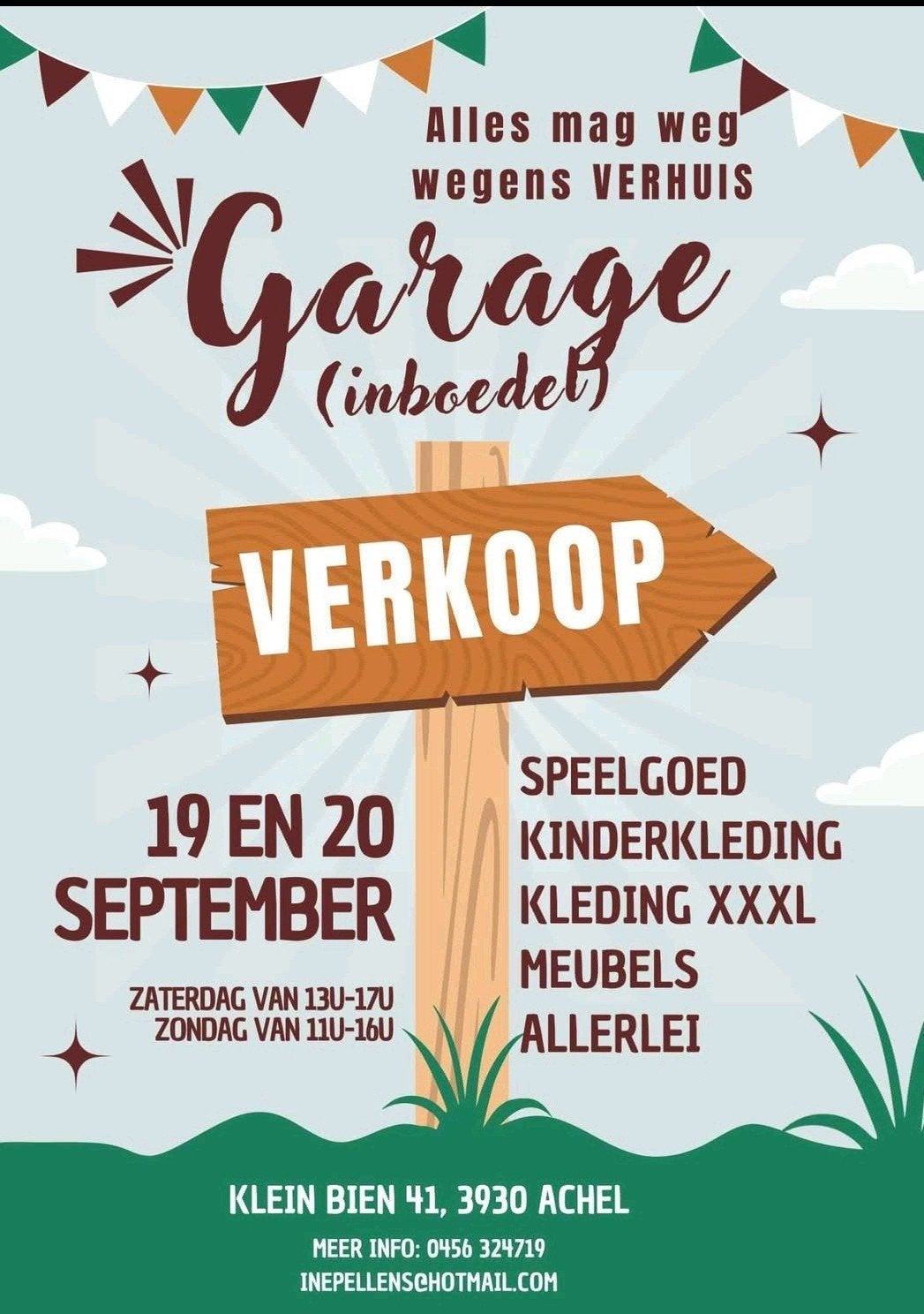 Inboedelgarage verkoop, Enlèvement, Utilisé