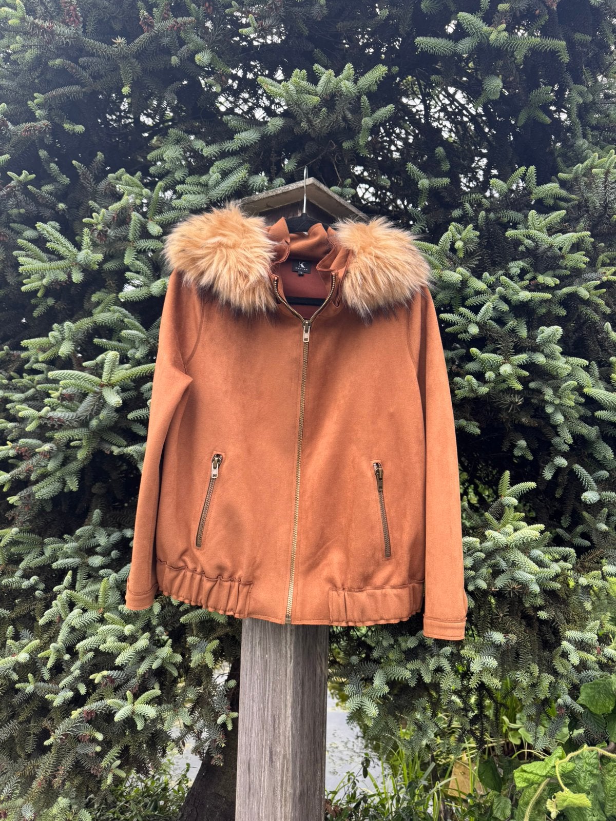 Nieuwe jas K-design - medium, Ophalen of Verzenden, Nieuw, Maat 38/40 (M), Bruin