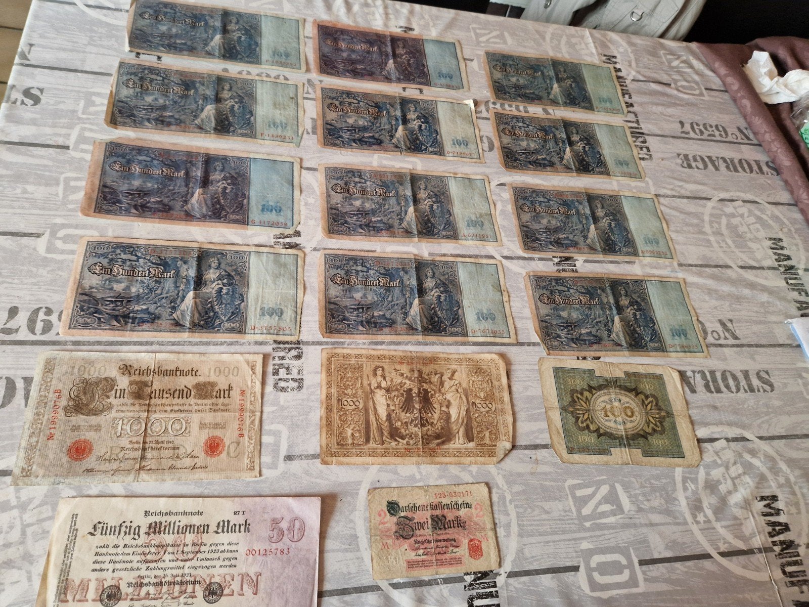 ww1 duits geld 1ste oorlog, Verzamelen, Ophalen of Verzenden