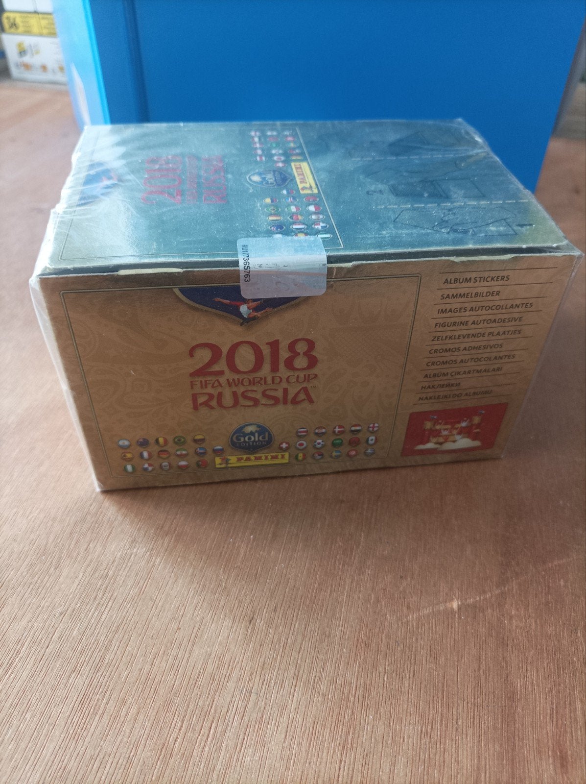 Panini 1 gesloten box FIFA world cup 2018 gold, Ophalen of Verzenden