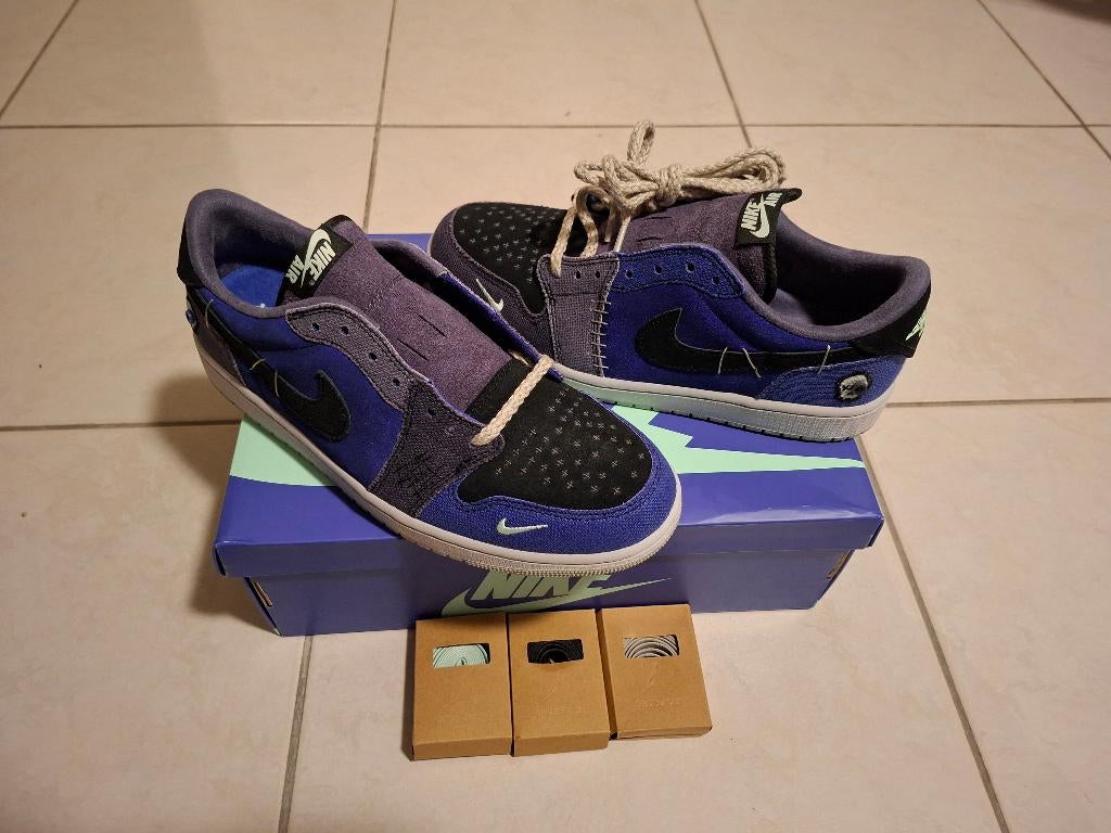 Jordan 1 Retro Low OG Zion “Voodoo Alternate” EU 44, Vêtements | Hommes, Chaussures, Neuf, Baskets, Bleu, Enlèvement ou Envoi