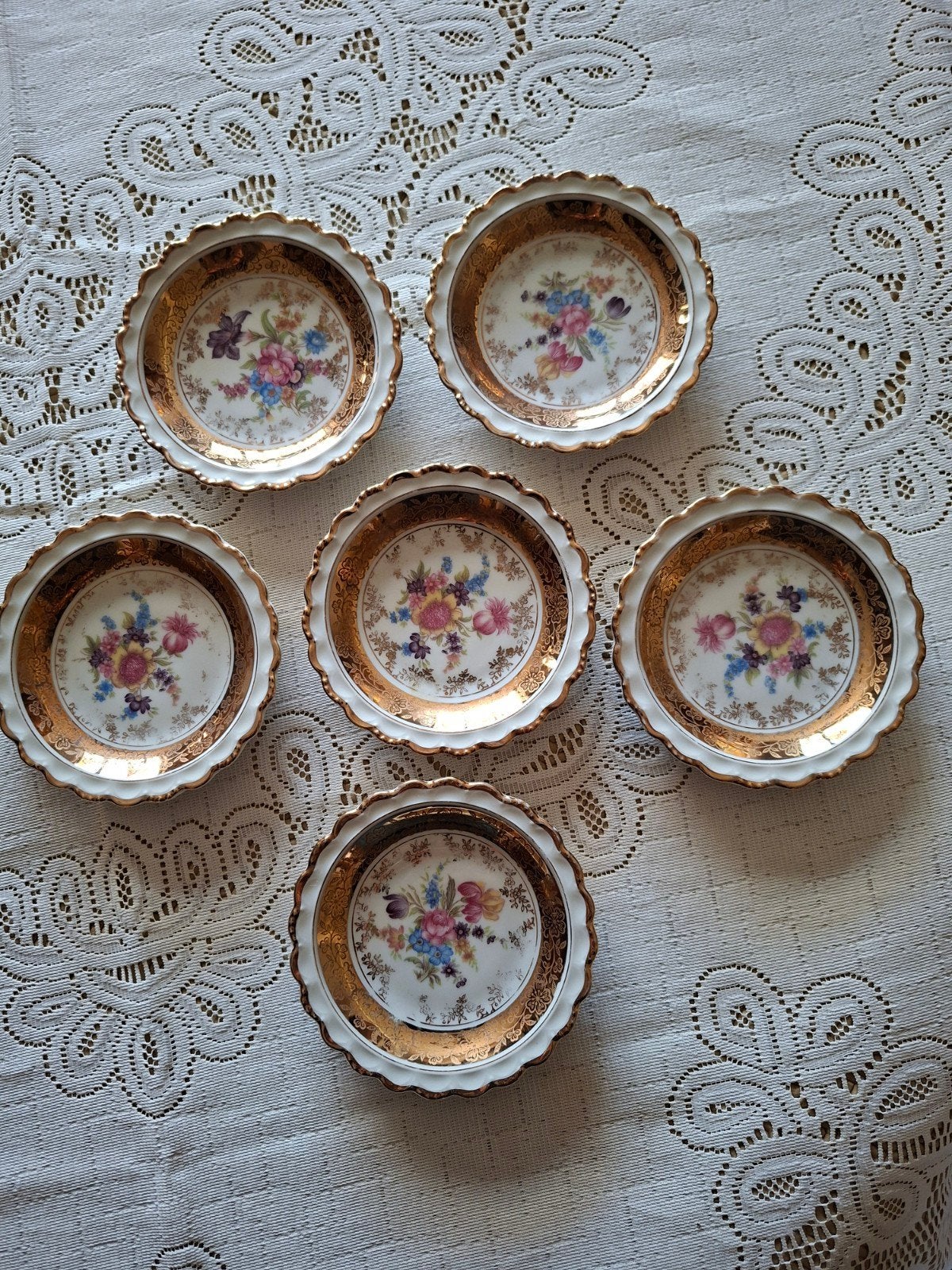 "Winterling Markleuthen 27" serveerbord & 6 schoteltjes, Enlèvement