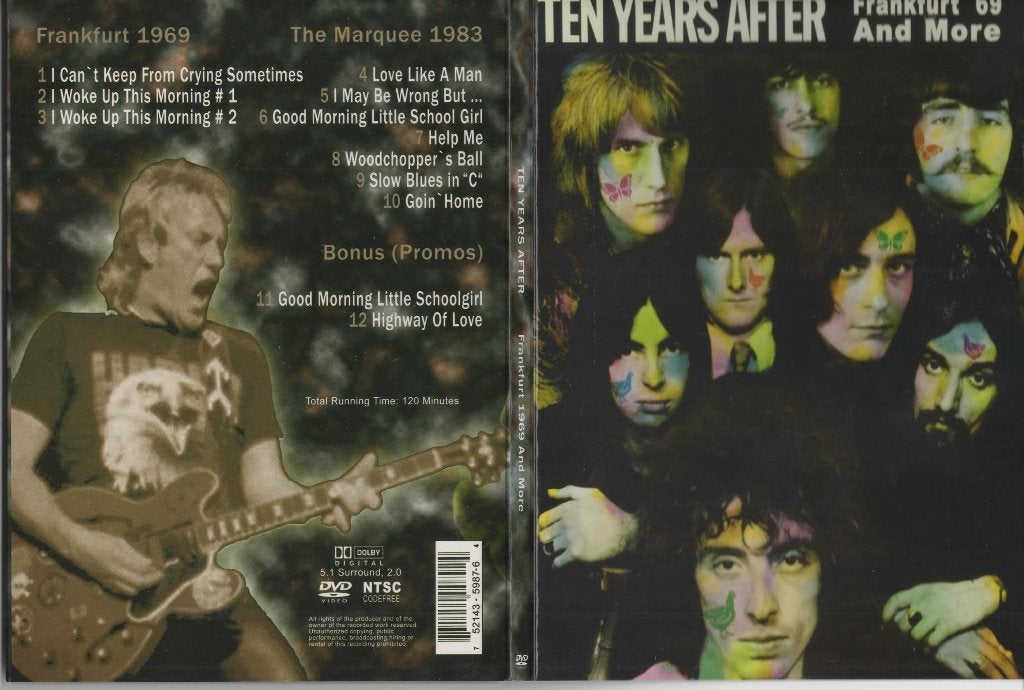 DVD - TEN YEARS AFTER - FRAKFURT '69 AND MORE, Cd's en Dvd's, Verzenden, Nieuw in verpakking, Concert