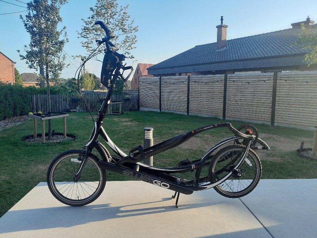Geruisloze Elliptigo 11R + Fluid indoor trainer, Ophalen, Zo goed als nieuw, Velgrem, Overige merken
