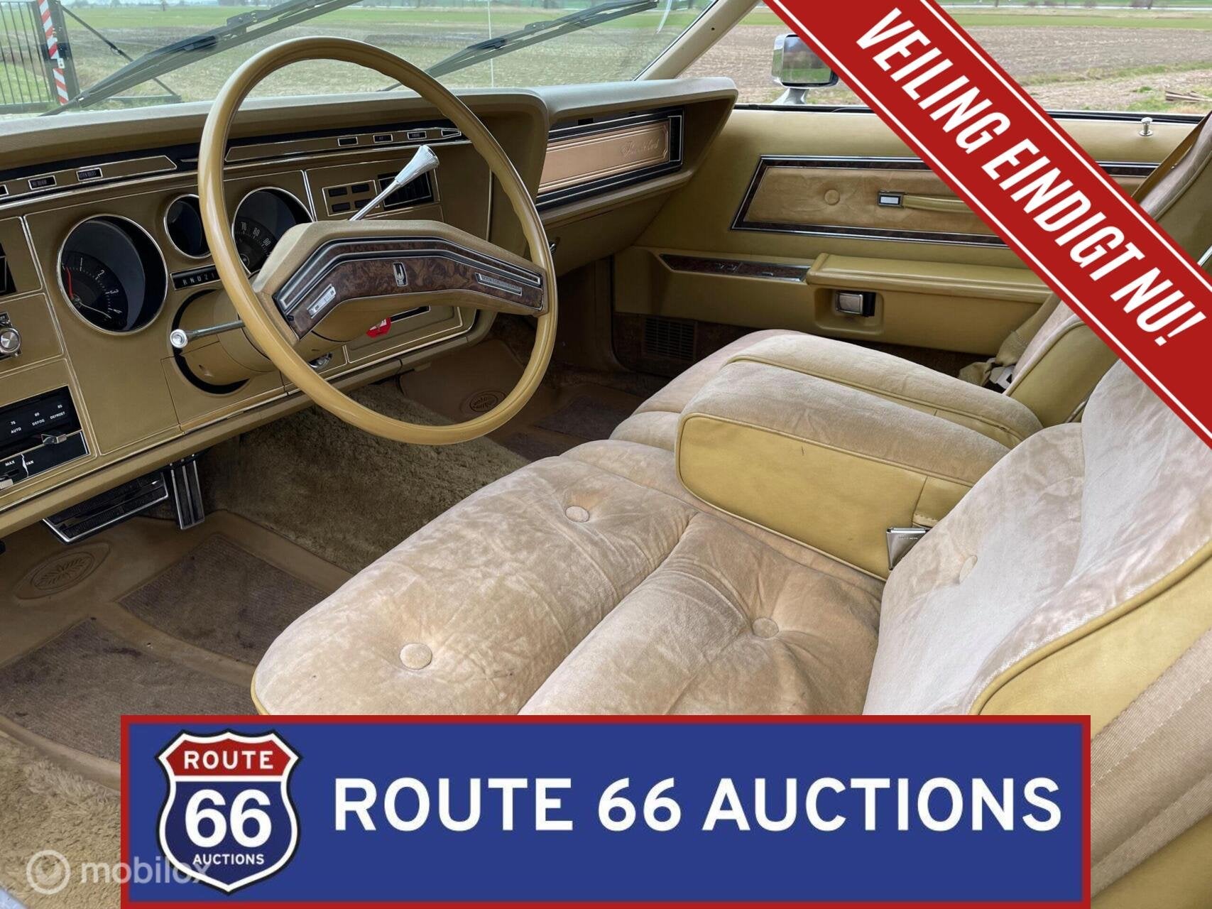 Ford Thunderbird | 1976 | Route 66 Auctions, Zwart, Bedrijf, Handgeschakeld, Overige carrosserie
