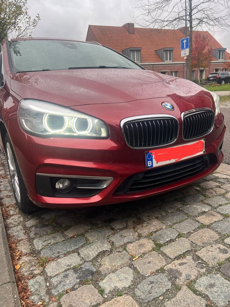 BMW 216d Gran Tourer Luxury Line, Auto's, Automaat, Monovolume, 7 zetels, Leder
