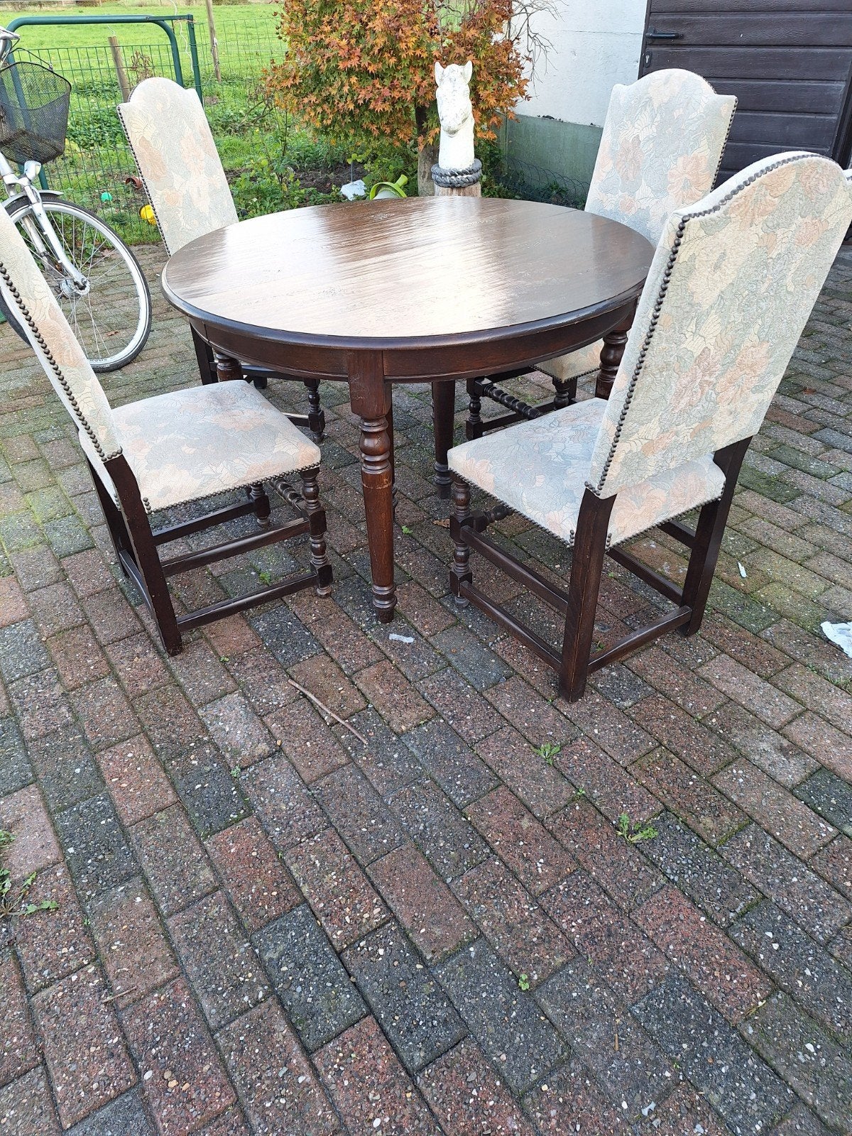 Tafel en stoelen, Huis en Inrichting, Tafels | Eettafels, Ophalen