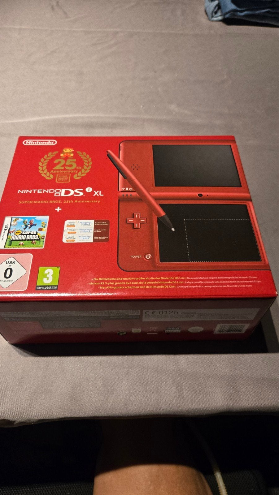 nintendo mario 25th anniverary editie dsi xl, Games en Spelcomputers, Met games, Dsi, Ophalen of Verzenden, Zo goed als nieuw