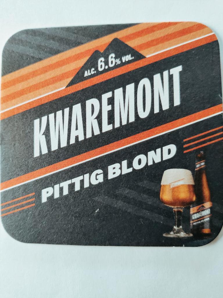 Bierviltje Kwaremont (brouwerij Bavik), Verzamelen, Ophalen of Verzenden, Nieuw, Viltje(s), Overige merken