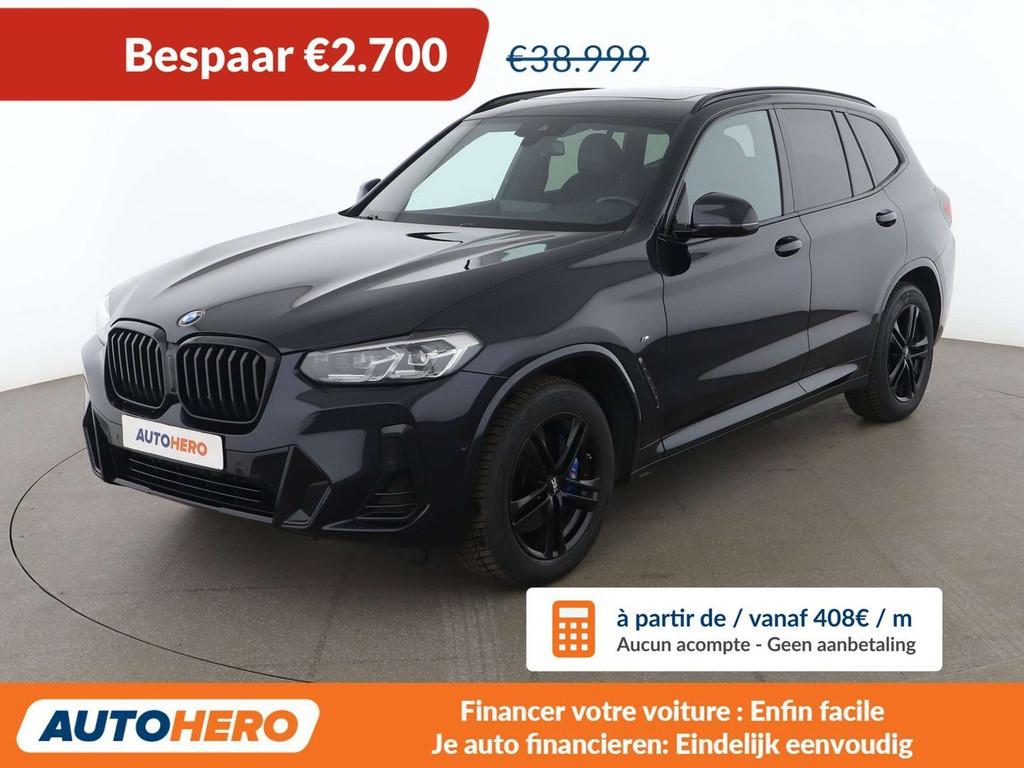 BMW X3 xDrive 20i Mild-Hybrid M Sport (bj 2022, automaat), Auto's, BMW, Automaat, Elektronische parkeerrem, Gebruikt, Blauw