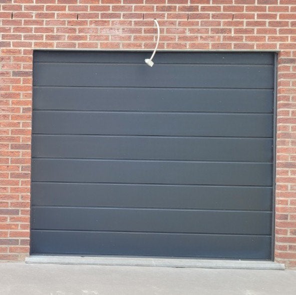 Gemotoriseerde garagedeur Sesame, Doe-het-zelf en Bouw, Glas en Ramen, Ophalen, Overige typen, 160 cm of meer, Zo goed als nieuw