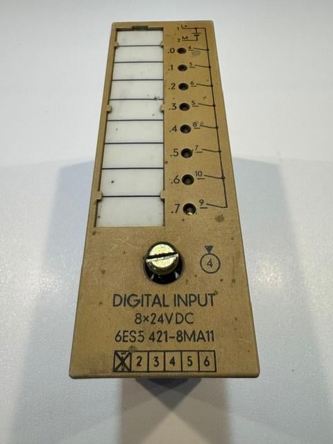 siemens digital input 8x24V 6ES5 421-8MA11, Ophalen of Verzenden, Gebruikt