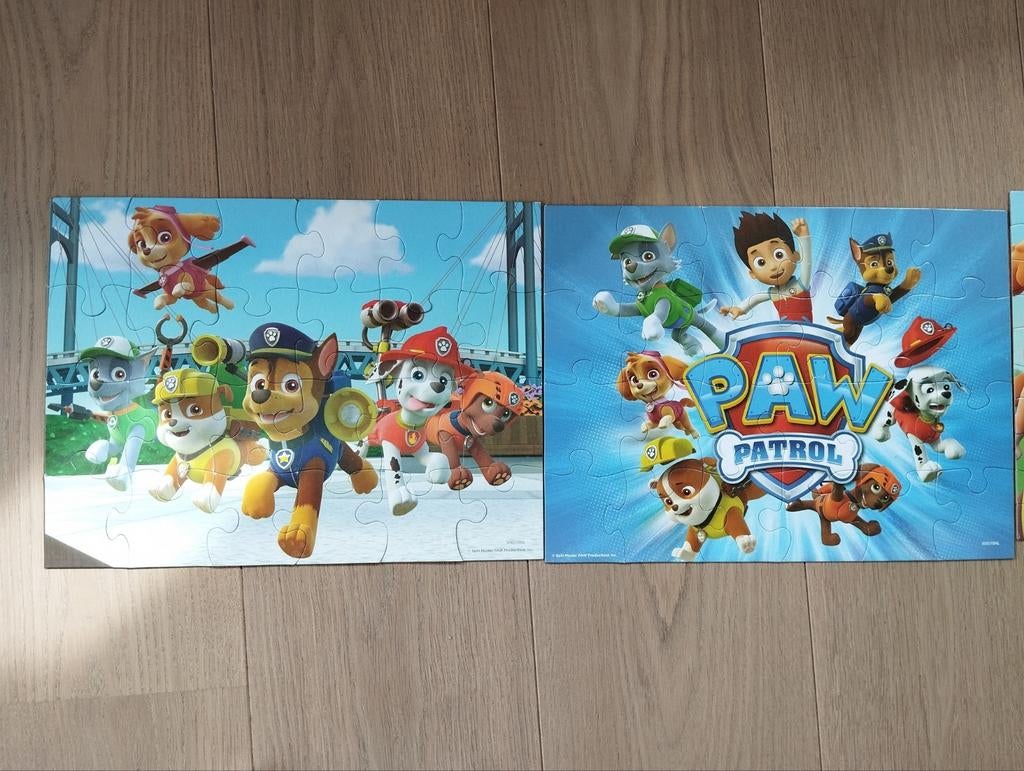 12 puzzels paw patrol, Ophalen