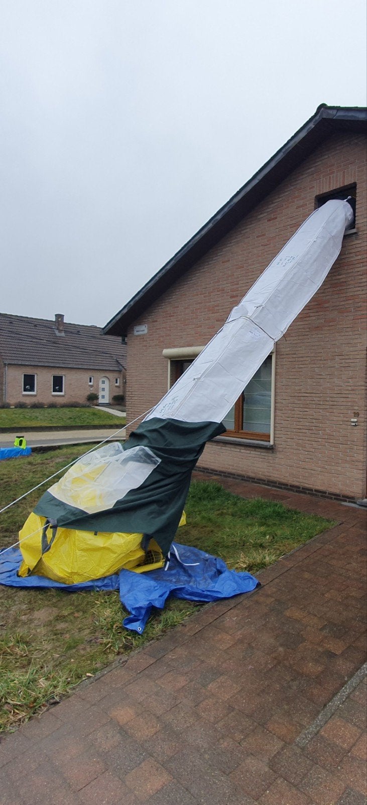 Stortslurf /stortkoker 6m met vultrechter, Enlèvement