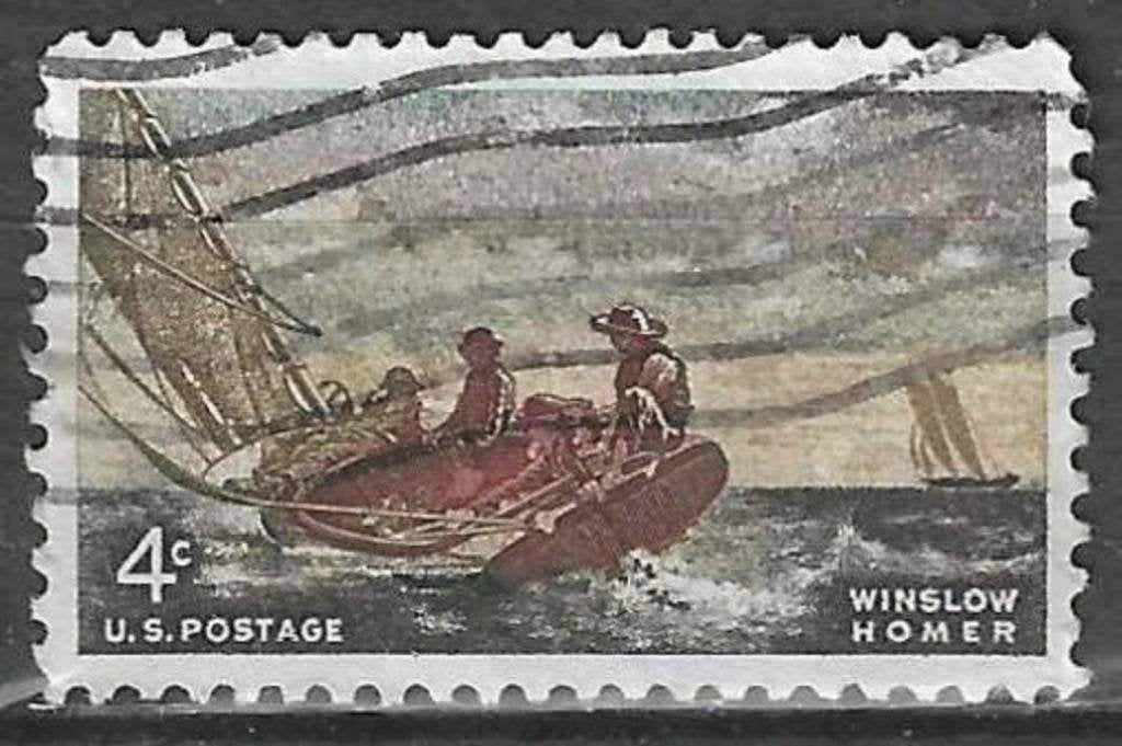 États-Unis 1962 - Yvert 742 - Winslow Horner (ST), Timbres & Monnaies, Envoi, Affranchi