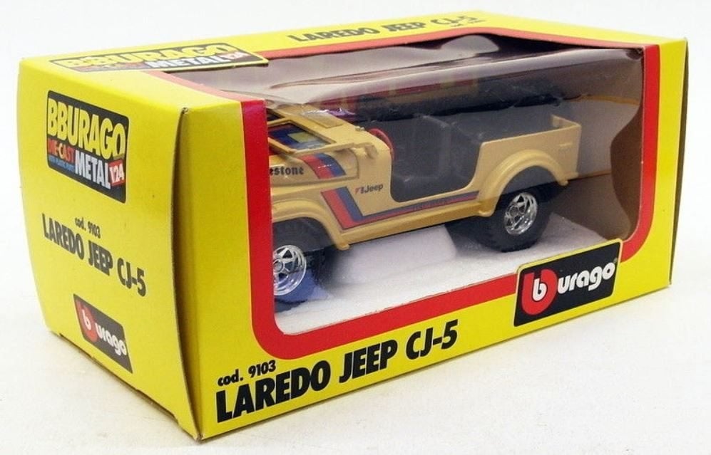 Speelgoedauto Laredo Jeep CJ-5 van Burago, Verzamelen, Ophalen of Verzenden, Zo goed als nieuw