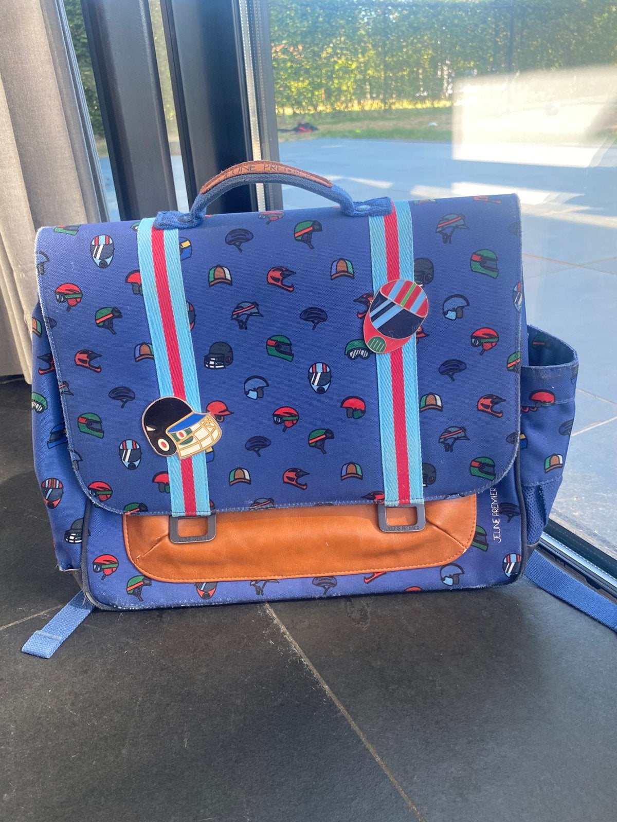 Boekentas jeune premier, Handtassen en Accessoires, Tassen | Schooltassen, Ophalen, Gebruikt, Aktetas of Boekentas