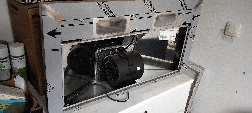 Dampkap Etna AP290RVS - 90cm, Ophalen, Nieuw, Vrijstaand, Wandschouwkap