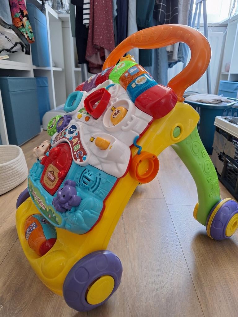 Loopwagen Vtech, Ophalen