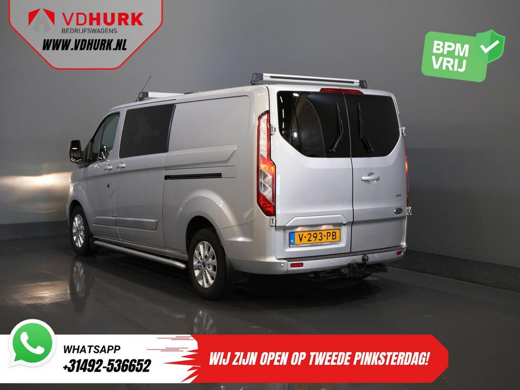 Ford Transit Custom 2.0 TDCI 130 pk L2 Limited DC Dubbel Cab, Achat, Entreprise, Carnet d'entretien, Diesel
