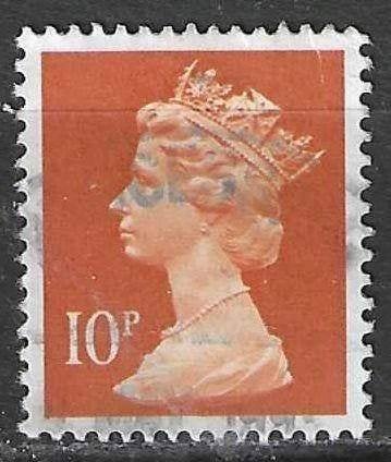 Grande-Bretagne 1990 - Yvert 1477 - Reine Elisabeth (ST), Timbres & Monnaies, Envoi, Affranchi