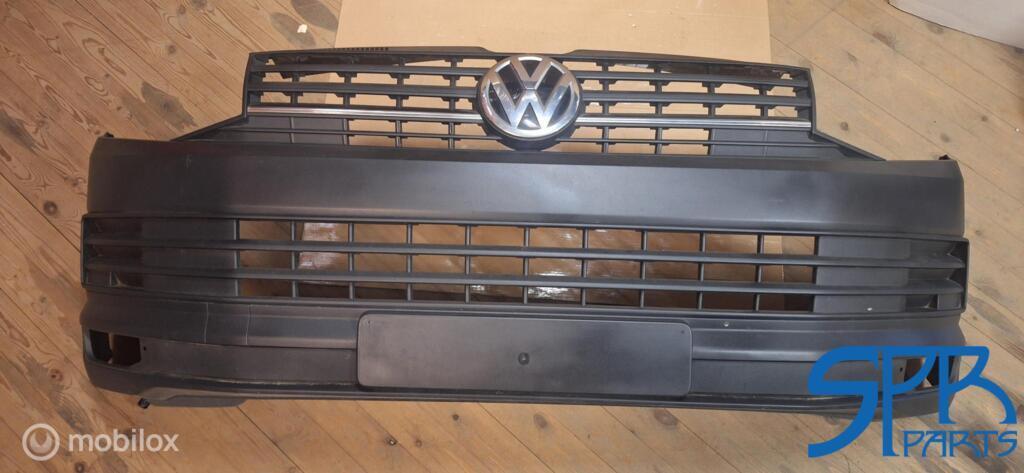 VW TRANSPORTER T6 VOORBUMPER 7E0807221D 9b9 MISTLAMPEN GRILL, Auto-onderdelen, Verlichting, Volkswagen, Gebruikt, Ophalen of Verzenden