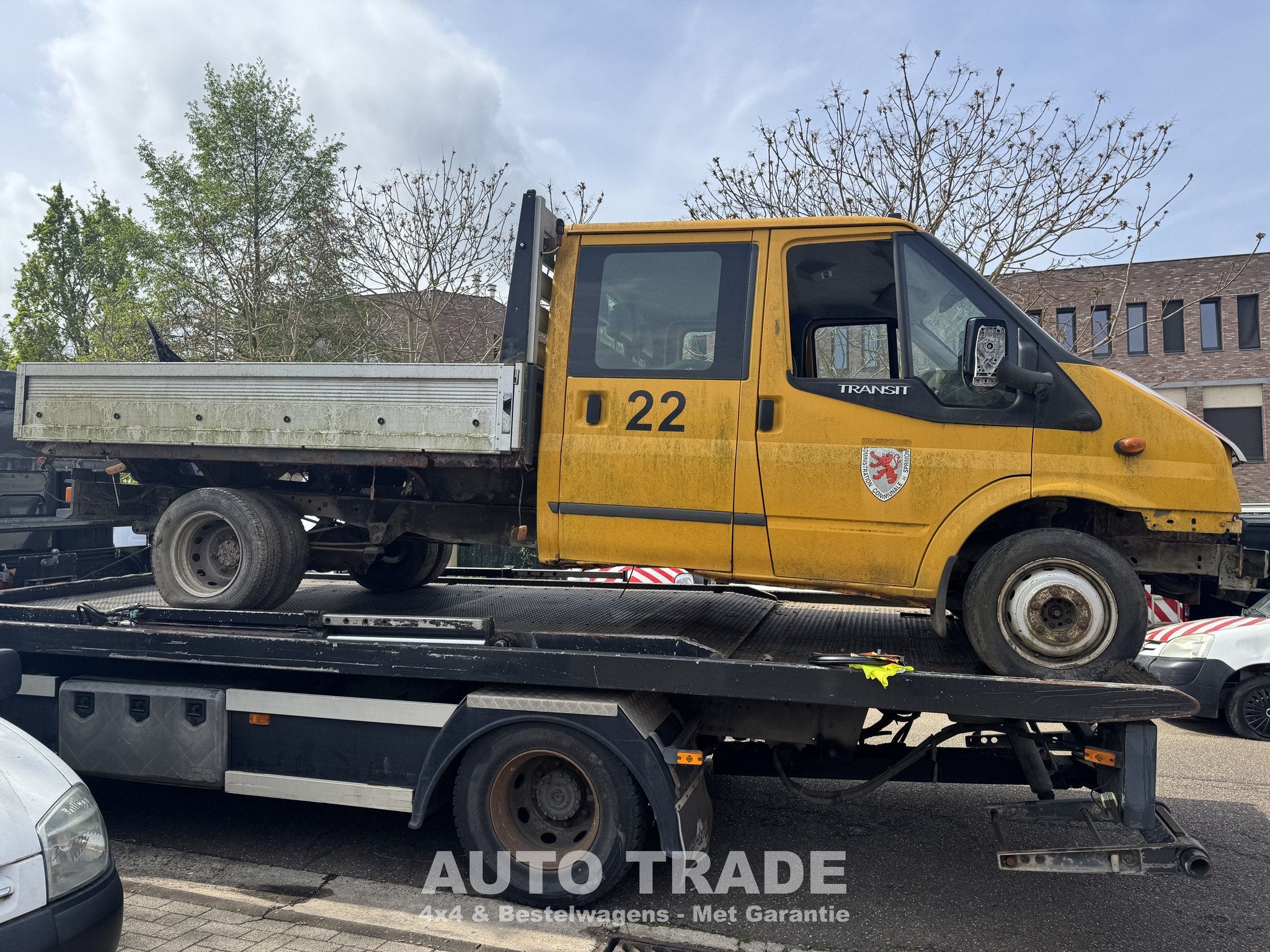 Ford Transit Open Laadbak | Dubbele Cabine | Zo meenemen |, 4 deurs, Gebruikt, 4 cilinders, Bedrijf