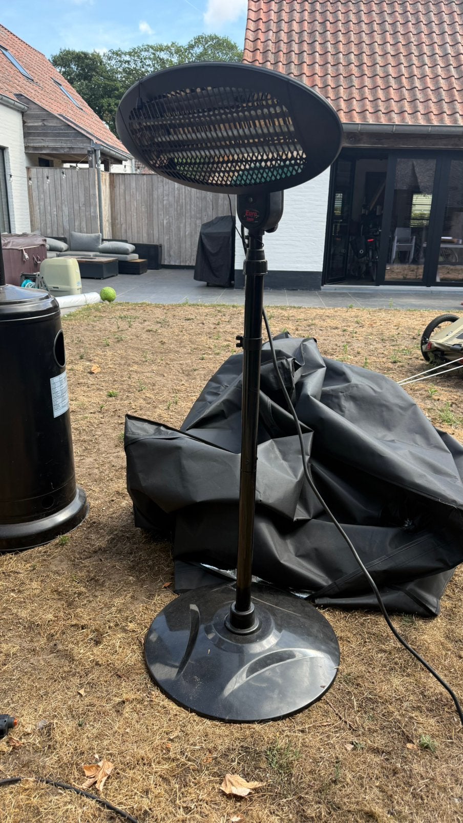 Verstelbaar elektische terrasverwarming, Tuin en Terras, Ophalen, Gebruikt, Elektrisch, Vloer