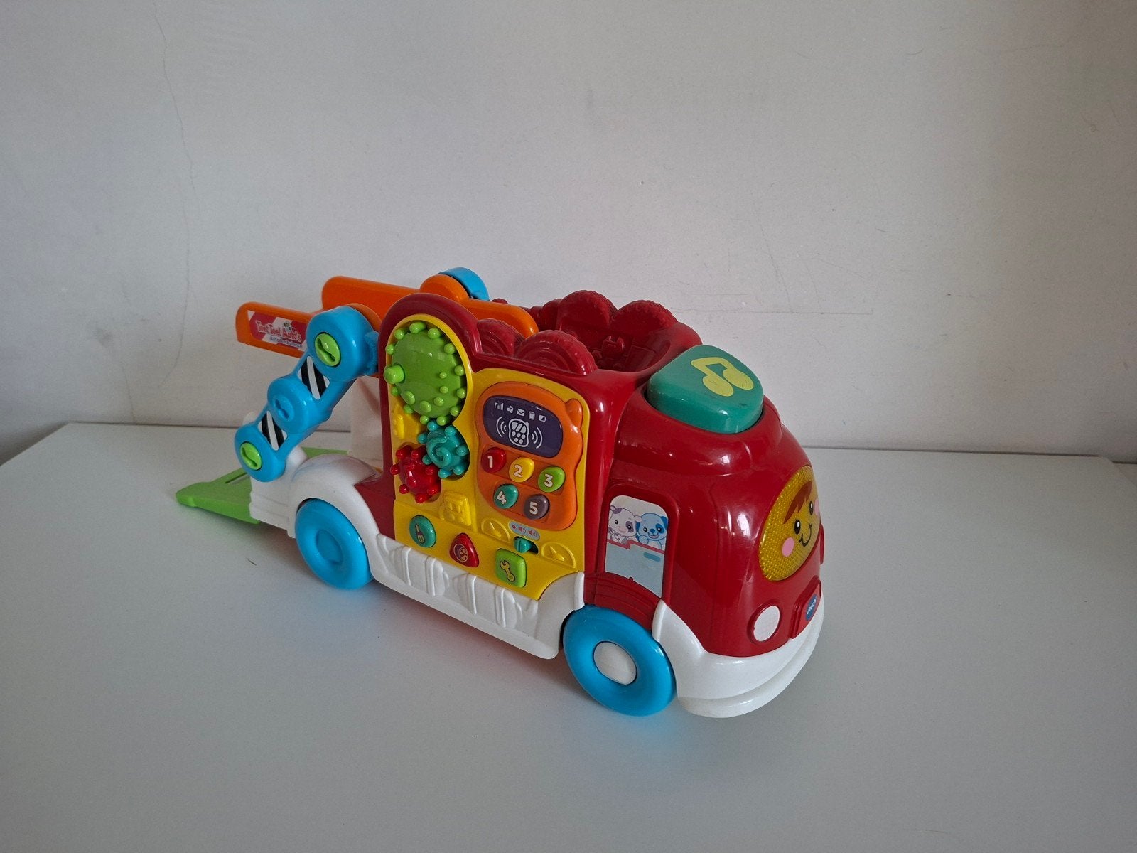 Vtech toet toet vrachtwagen, Ophalen, Zo goed als nieuw