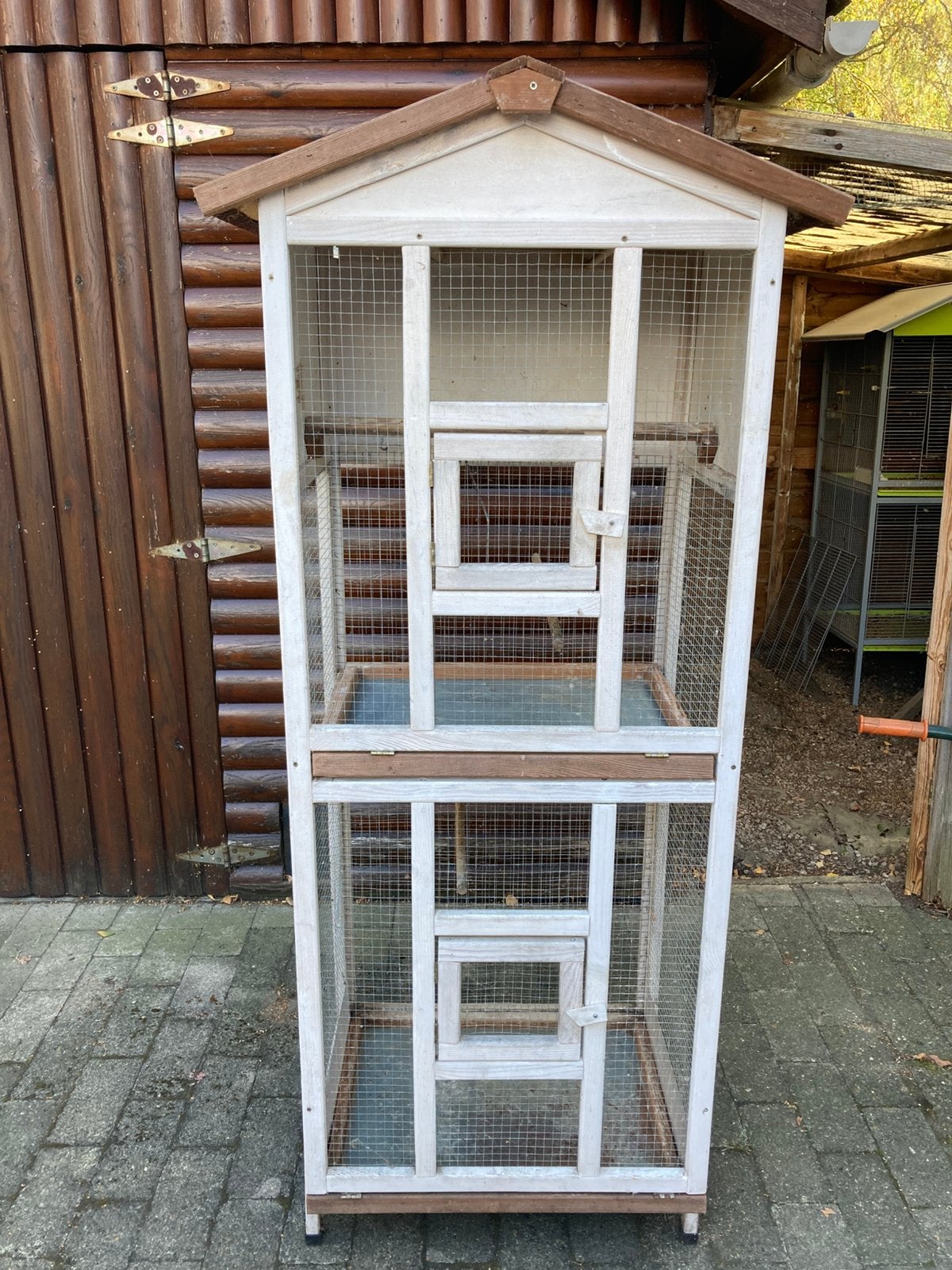 Kleine volière, Dieren en Toebehoren, Vogels | Hokken en Kooien, Ophalen, Gebruikt