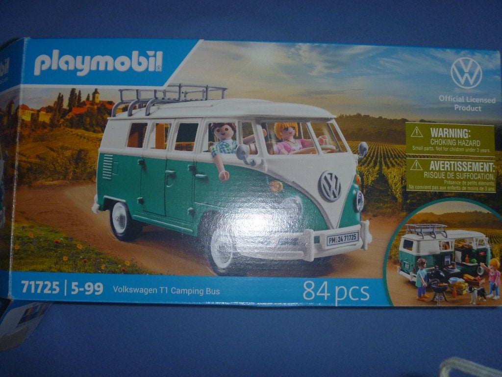 Playmobil Volkswagen T1 camping bus, Enlèvement ou Envoi, Autres séries, Comme neuf, Kit complet