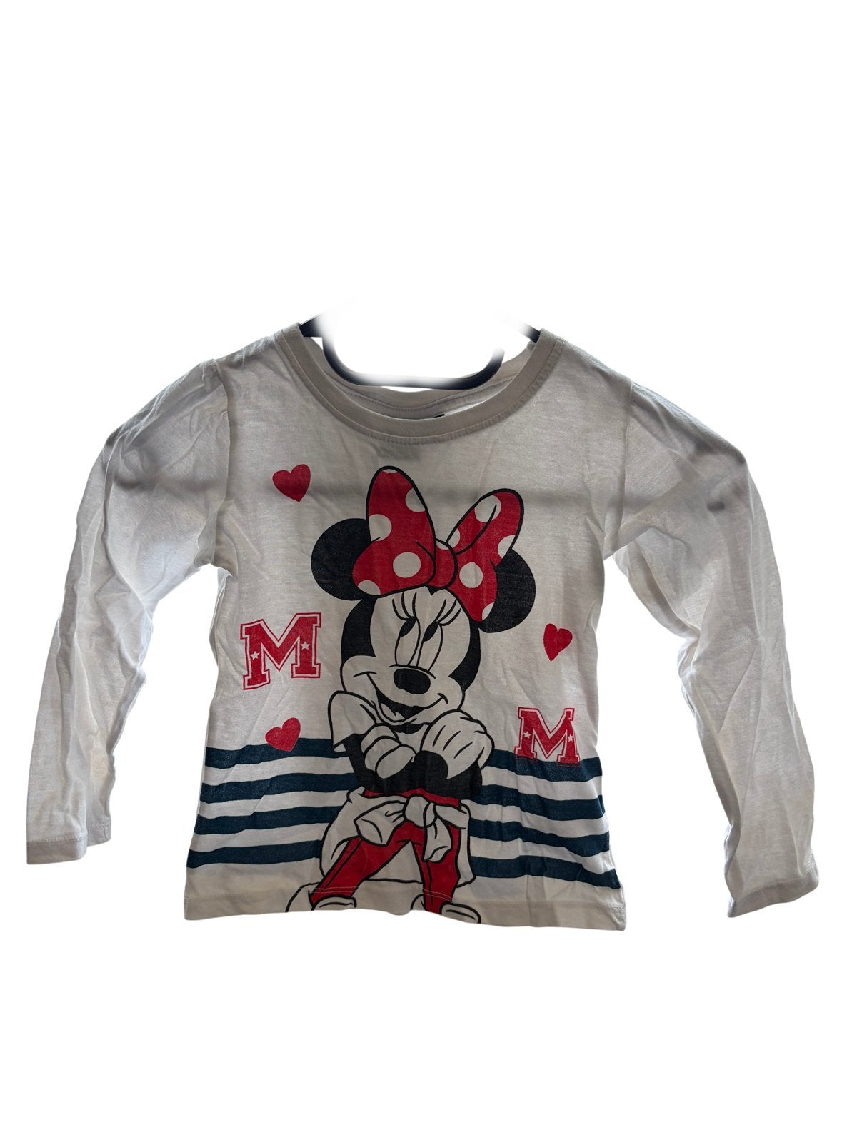 T-SHIRT MANCHES LONGUES MINNIE MOUSE NEUF !, Enlèvement ou Envoi, Comme neuf, Fille, Chemise ou À manches longues