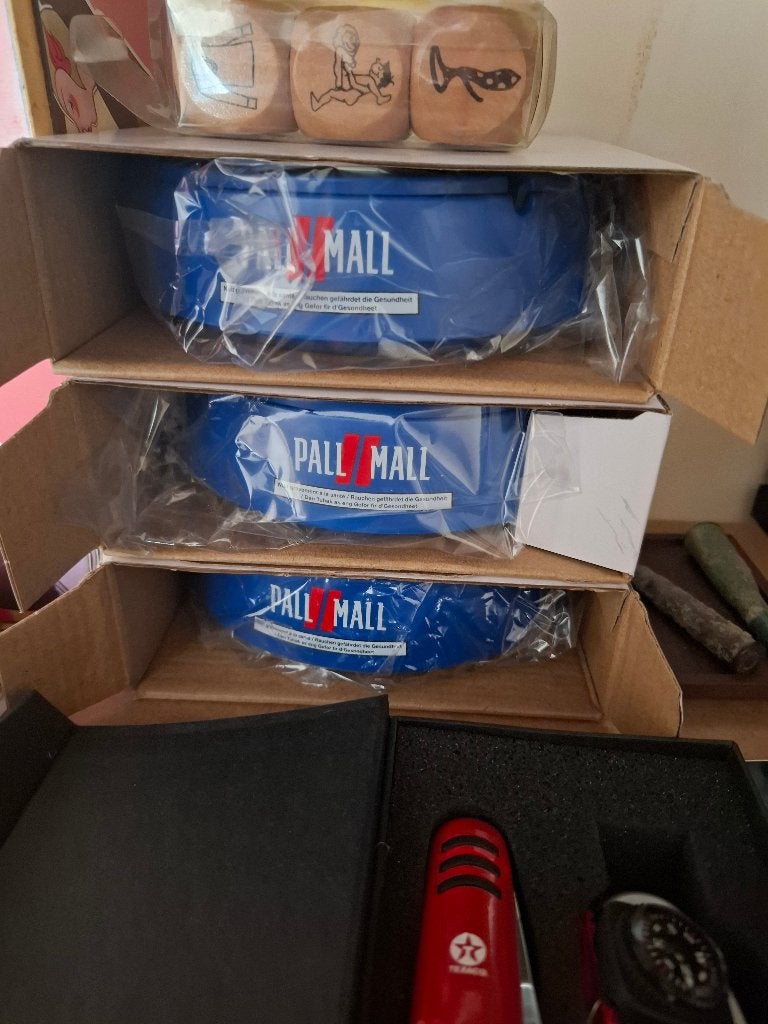 3 asbakken pall mall Nieuw, Verzamelen, Ophalen of Verzenden, Nieuw, Asbak