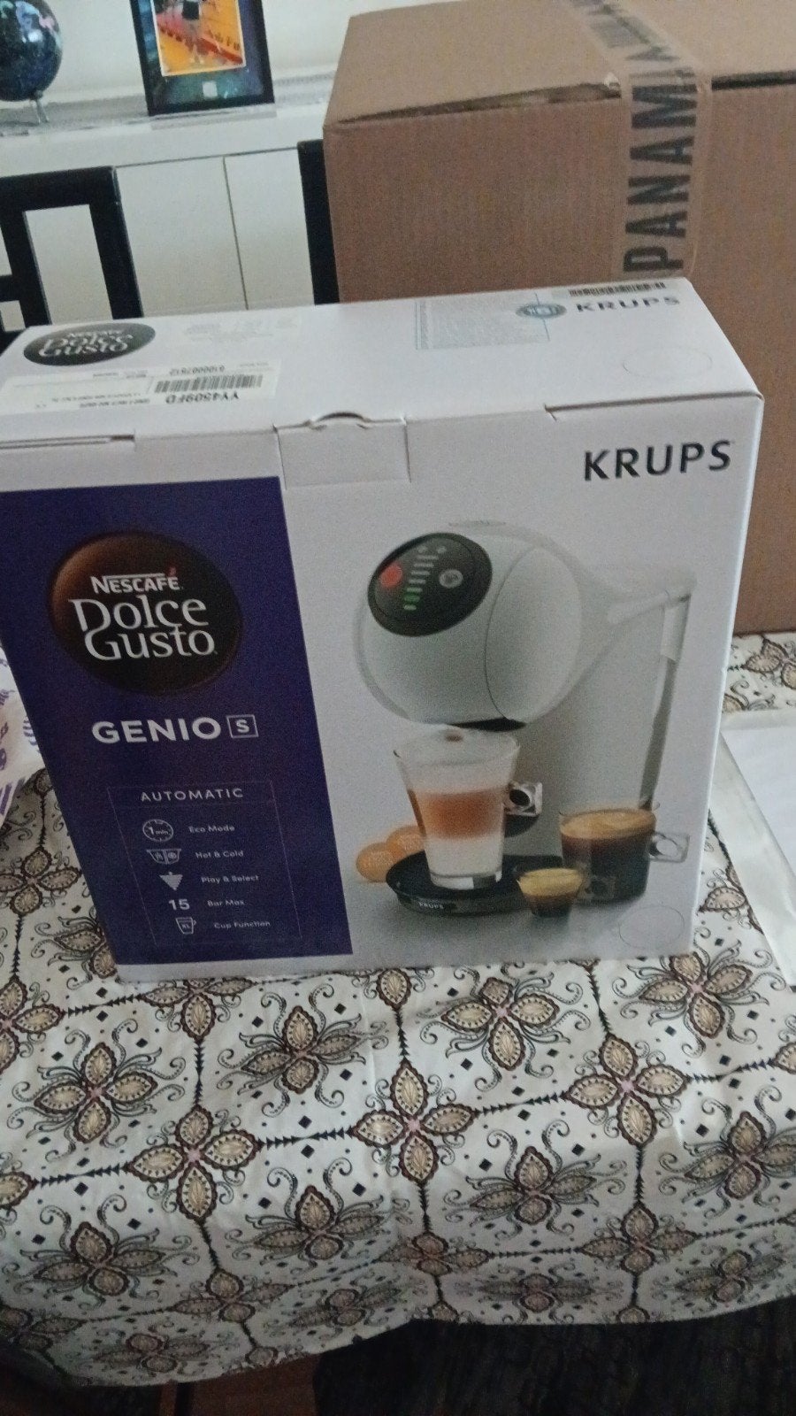 Senseo genio s white in verpakking, Ophalen