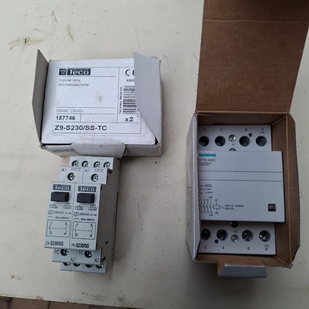 elektrisch materiaal, zekeringen aardbeveiliger..., Doe-het-zelf en Bouw, Elektriciteit en Kabels, Ophalen of Verzenden, Overige typen