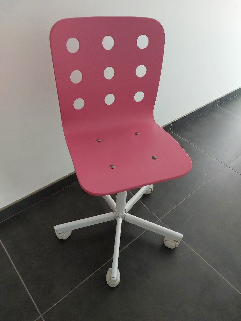 Bureaustoel te koop, Ophalen, Zo goed als nieuw, Roze, Bureaustoel