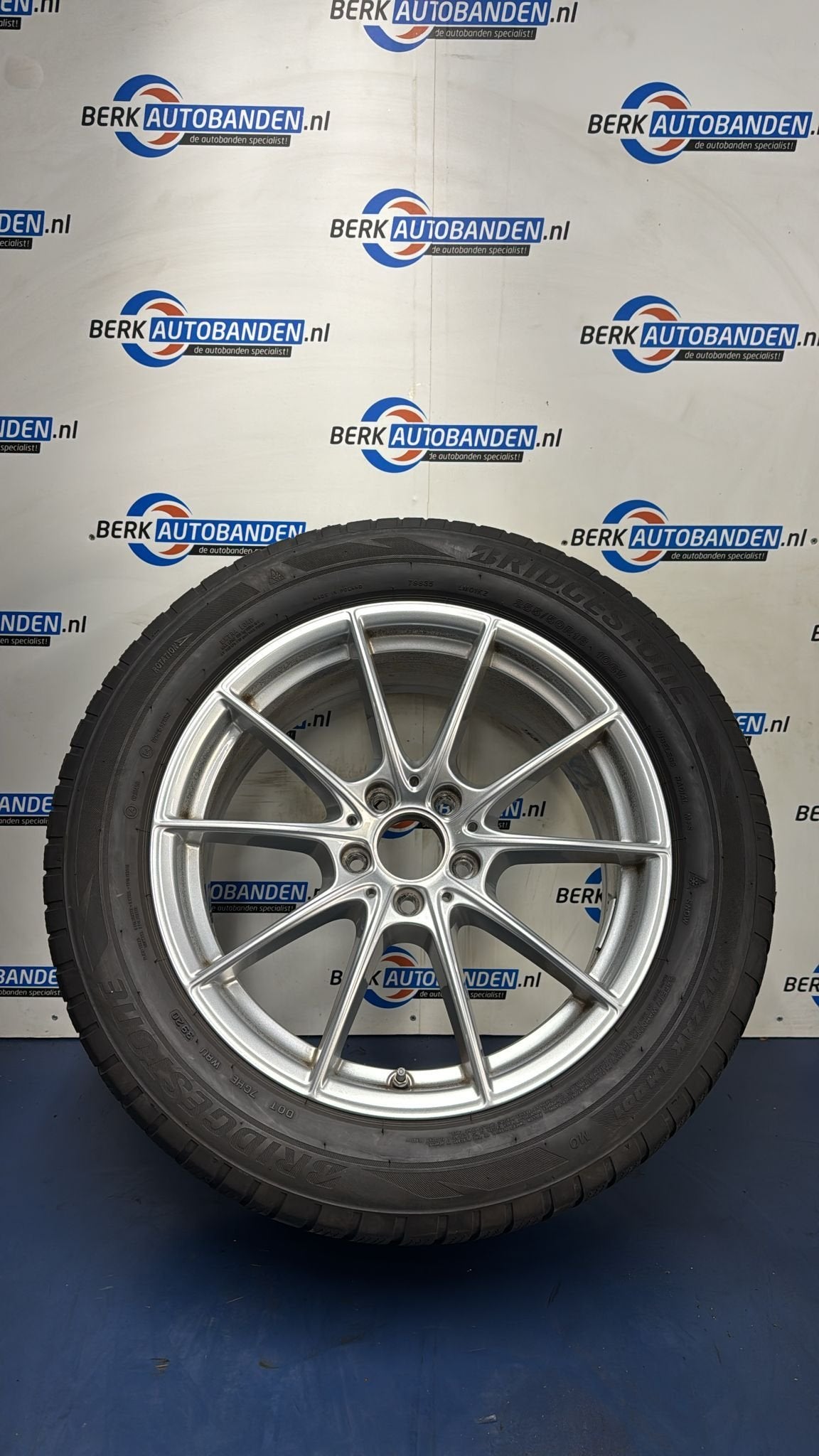 Orginele 18 inch Mercedes Winterset 5x112 66.6 ET37.5 8J 255, Auto-onderdelen, 18 inch, Gebruikt, 255 mm, -