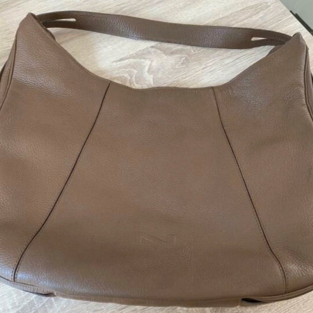 Bruine handtas Nathan-Baume, Handtassen en Accessoires, Ophalen, Gebruikt, Bruin, Handtas