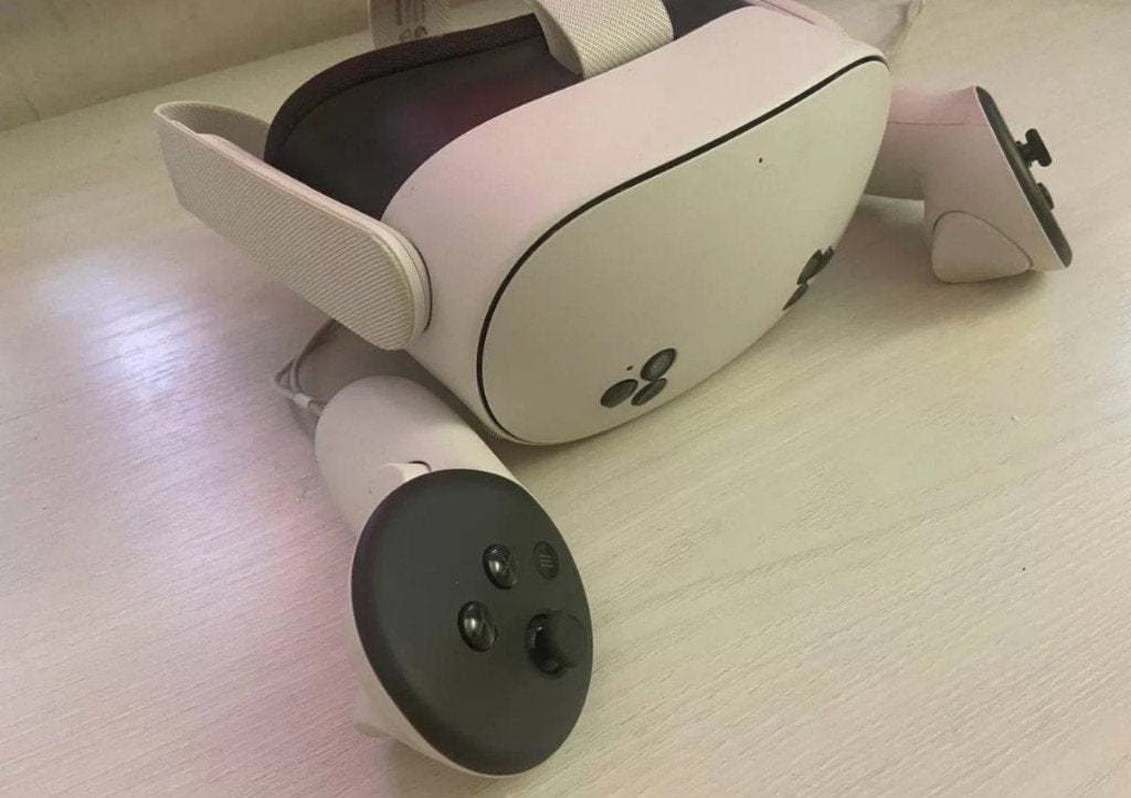 Meta Quest 3S 128 Go, Consoles de jeu & Jeux vidéo, Virtual Reality, Utilisé, PC, Lunettes VR, Enlèvement ou Envoi